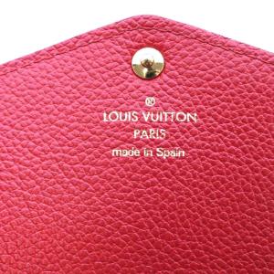 LOUIS VUITTON M61181 モノグラム アンプラント ポルトフォイユ サラ 長財布 レッド