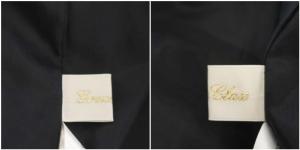 Grace Class 21SS ダンサードット切替スカート ロング フレア 36 オフホワイト 黒 ブラック