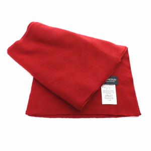 JOHN SMEDLEY ニットマフラー ストール ウール 赤 レッド