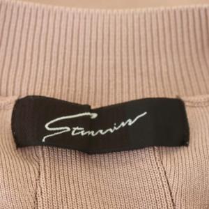 STUNNING LURE ノースリーブニット カットソー プルオーバー クルーネック M スモークピンク