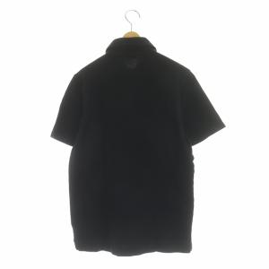 Cruciani ポロシャツ 半袖 コットン 48 黒 ブラック