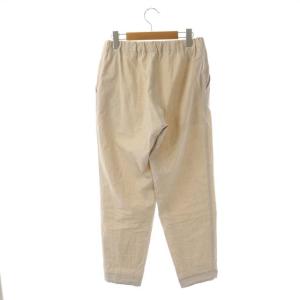 ARTS&SCIENCE リネンウエストゴムテーパードパンツ スリム イージー 1 ライトベージュ