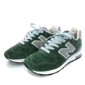 New Balance M1400MG USA製 スニーカー ローカット スエード US6 緑