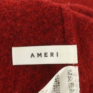 Ameri VINTAGE TENDER HUG KNIT ニット セーター 長袖 デザイン F 赤 レッドミックス