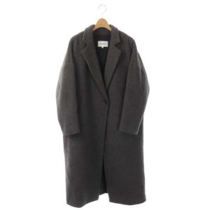 中綿ライナー付オーバーサイズチェスターコート 36 グレー
