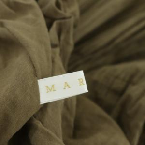 MARIHA 草原の夢のドレス ベアトップワンピース ロング カーキ