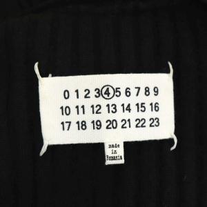 Martin Margiela 4 S51HA0849 リブロングカーディガン ニット Vネック 長袖 XS ブラック