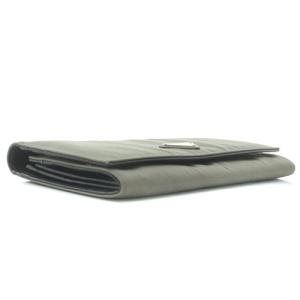 PRADA 長財布 ロゴ ナイロン カーキ 緑 M608