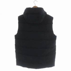 Barbour fibre down gilet ベスト 中綿 アウター ジップアップ 総裏地 M 黒 ブラック