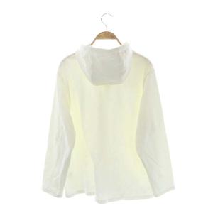 GALERIE VIE 22SS プレミアムコットン フーデッドシャツ パーカー 長袖 F 白 ホワイト