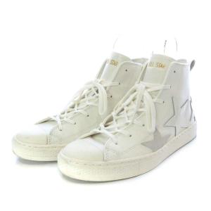 CONVERSE ALL STAR COUPE TRIOSTAR Z HI スニーカー レザー 24cm ホワイト