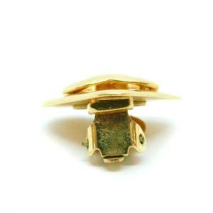 CHANEL 93P イヤリング ハート ココマーク イエローゴールド