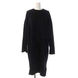 ENFOLD 22SS EASY CARE ロングスリットレイヤード DRESS ドレス ワンピース ニットワンピース ウール 長袖 変形スカート