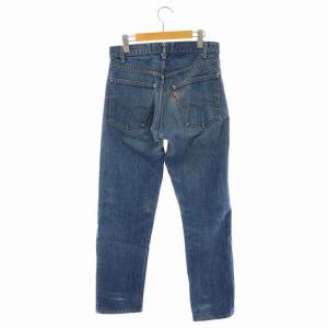 Levi's 505 70s USA製 56番工場 デニムパンツ ダメージ加工 青