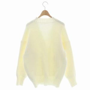 Spick&Span 22SS ソフトコアヤーンVネックカーディガン ニット 長袖 パールボタン 白 ホワイト