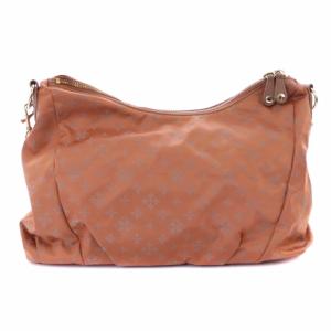 russet ショルダーバッグ ナイロンジャガード 茶 ライトブラウン オレンジ