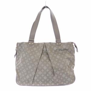 russet トートバッグ ハンドバッグナイロンジャガード 灰 グレー