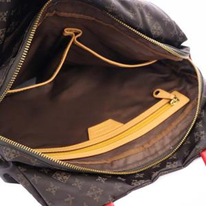 russet トートバッグ ハンドバッグ ナイロンジャガード  茶 ブラウン 赤 レッド