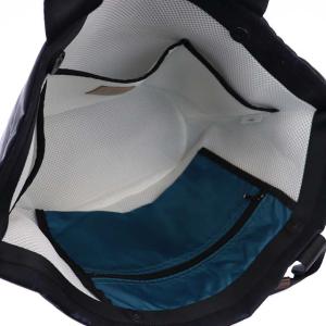 russet トートバッグ ハンドバッグ ナイロンジャガード 濃紺 黒 ネイビー ブラック