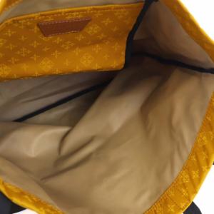 russet トートバッグ ハンドバッグ ナイロンジャガード 2WAY 黄 イエロー