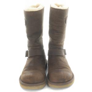 UGG australia エンジニアブーツ ミドル 23cm ブラウン