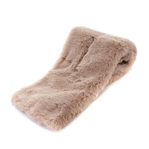 BLUE LABEL CRESTBRIDGE ティペット エコファー フェイクファー ピンク