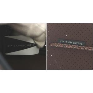 STATE OF ESCAPE PETITE ESCAPE トートバッグ 2WAY ネオプレン ポーチ付き ダークブラウン