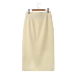 ADORE ラップスカート ロング タイト 36 白 ホワイト