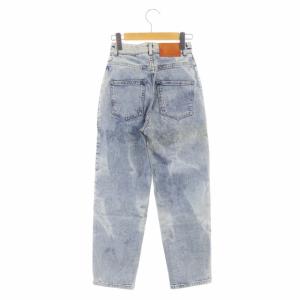 STELLA McCARTNEY ウォッシュ加工クロップドデニムパンツ ジーンズ 24 ライトブルー