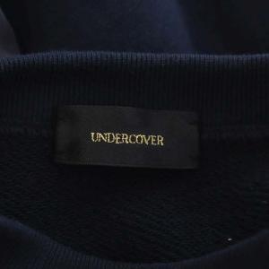 UNDERCOVER レイヤードスウェットワンピース ミニ 半袖 2 紺 ネイビー キャメル