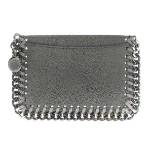 ファラベラ カードケース フェイクレザー グレー