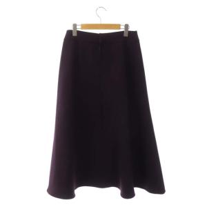 IENA 21AW フォルムフレアスカート ロング 40 パープル