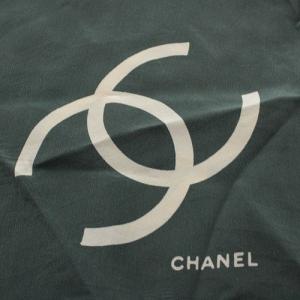 CHANEL ココマーク スカーフ モスグリーン 緑