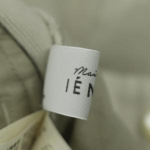 IENA 21SS maison MANTECO 21SS リネンストレッチパンツ スリム 40 ライトグレージュ