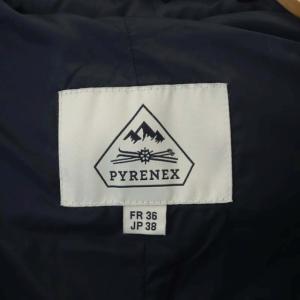 PYRENEX ビームス別注 GRENOBLE ダウンコート フィンラクーンファー 38 紺