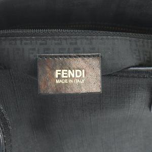 FENDI ズッカ柄 ロールバッグ ブラック