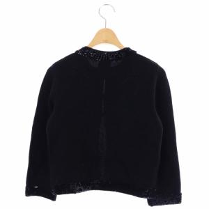CHANEL P30293K00367 07C カーディガン スパンコール 38 黒