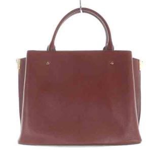 MICHAEL KORS ショルダーバッグ ハンドバッグ 2way レザー ロゴ ボルドー