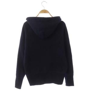 DRESSTERIOR 吊裏毛ジップアップパーカー スウェット 長袖 裏パイル 3 紺 ネイビー