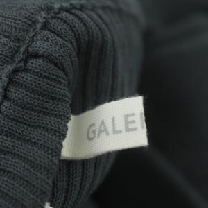 GALERIE VIE レギンス リブニット ギザコットン ストレッチ 36 ブルーグレー