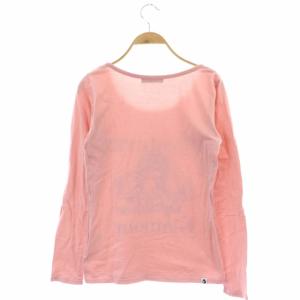 HYSTERIC GLAMOUR ガールプリント ロンT Tシャツ カットソー 長袖 プルオーバー F ライトピンク 2CL-2860