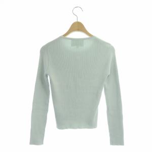 TOCCA リブニットカーディガン 長袖 クルーネック XS ミント