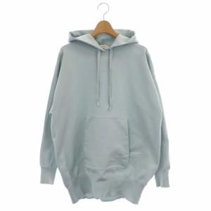 22SS ニットフーディ パーカー プルオーバー 水色 ライトブルー
