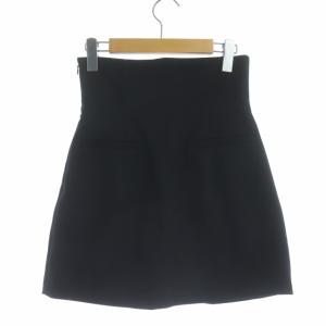 SNIDEL 22AW スカショーパン ショートパンツ ミニスカート ハイウエスト 1 黒 ブラック