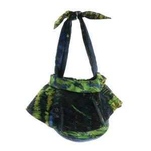 GOGH Starry Night Drawstring Bag ハンドバッグ サテン マルチカラー