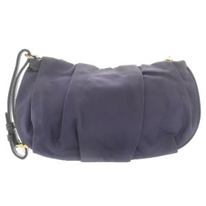 PRADA ポーチ ナイロン ロゴ 紫 パープル