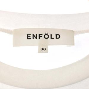 ENFOLD 22AW SOMELOS レイヤーライク PULLOVER プルオーバー カットソー ギャザー バルンスリーブ 袖リボン 七分袖