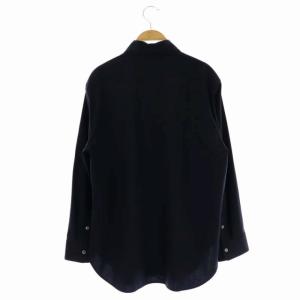 Theory 22SS Light Traceable Classic Menswear Shirt J シャツ 長袖 比翼仕立て S 紺