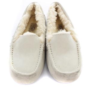 UGG australia アンスレー W ANSLEY モカシンシューズ 22cm ライトグレー 3312