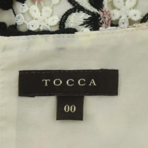 TOCCA SCREENSTARスクリンスタードレスワンピース 膝丈 ノースリーブ 00 ベージュ 黒 ピンク ブラック